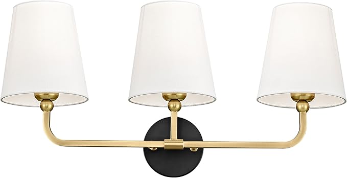 Bathroom Light Fixtures, 3-Light Wall Sconce, Modern Sconces Wall Lighting by Metwet