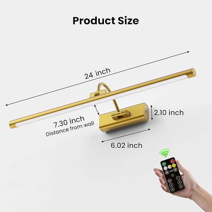24" Picture Frame Light with 1pcs Extra 8000mAh Battery - Image 6