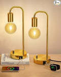 ONEWISH Industrial Table Lamp Set of 2 by onewish