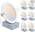 6 Pack 6 Inch LED Recessed Lights by POWERASIA