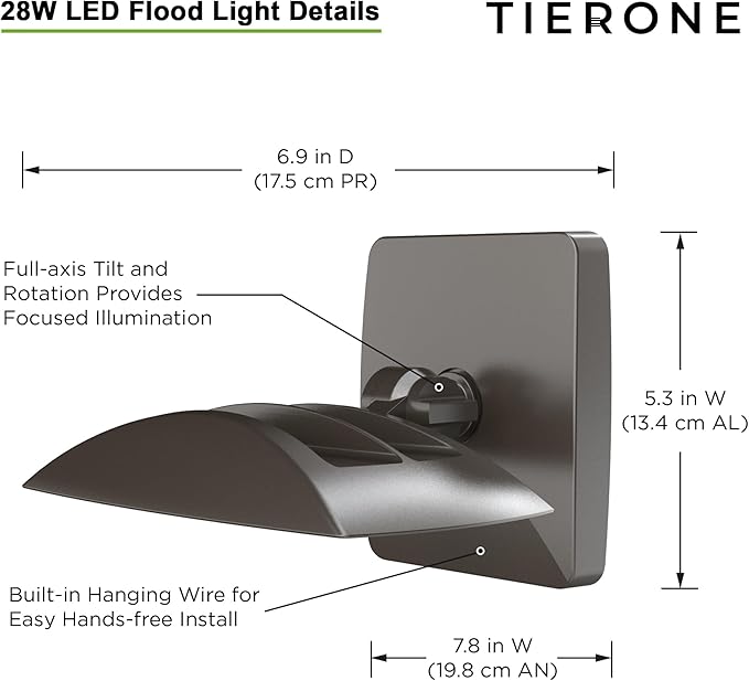 TIERONE 28W LED Flood Light - Image 2