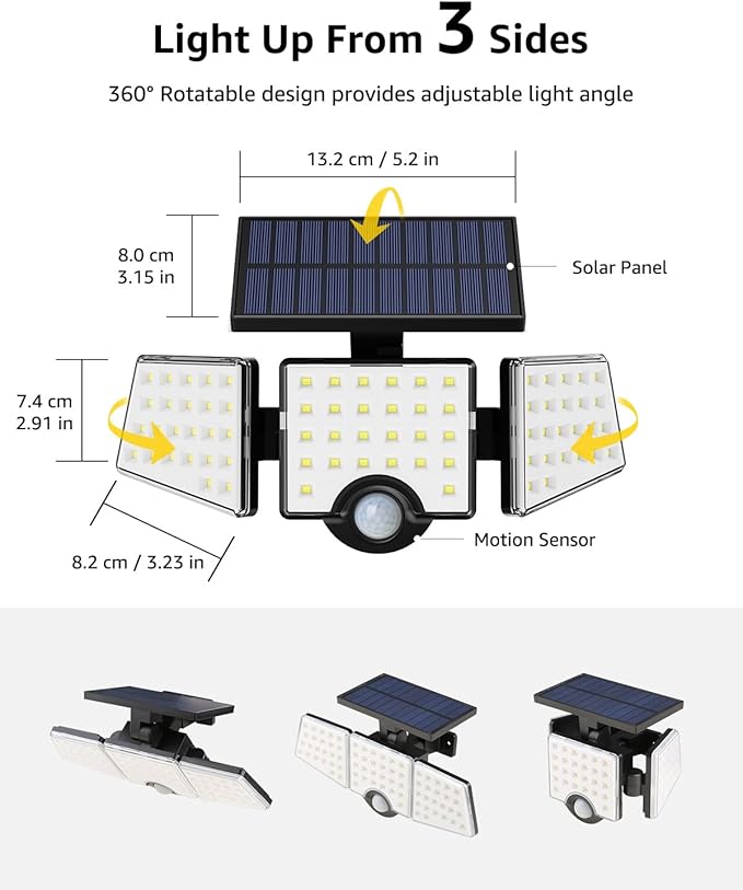 LE Solar Lights for Outside, Solar Lights Outdoor - Image 5