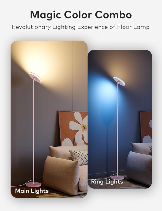 Bright Floor Lamp, 42W 3700LM LED Torchiere Floor Lamps - Image 2