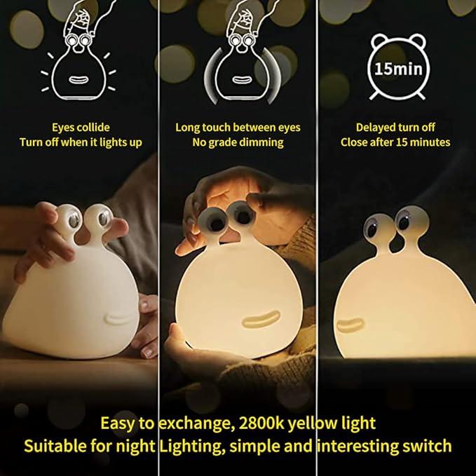 Slug Night Light, Silicone lamp - Image 4