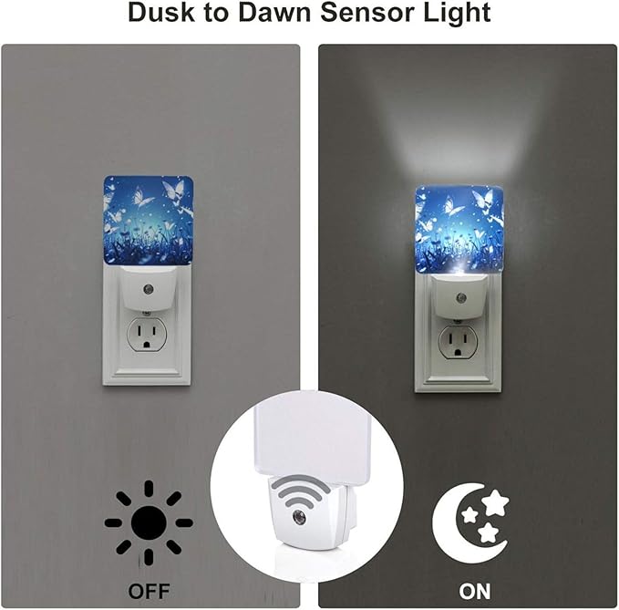 Led Night Light, Night Garden Butterfly Decorative Plug in Nightlights - Image 3