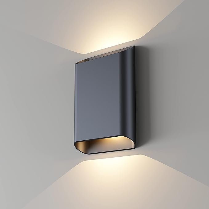 Wall Lights for Bedroom Up and Down Indoor Wall Light, Outdoor Wall Sconces LED by ilucezzo