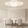 Modern LED Ceiling Light, 3 Color Temps, Adjustable Brightness, Remote & APP by MARYRAIN