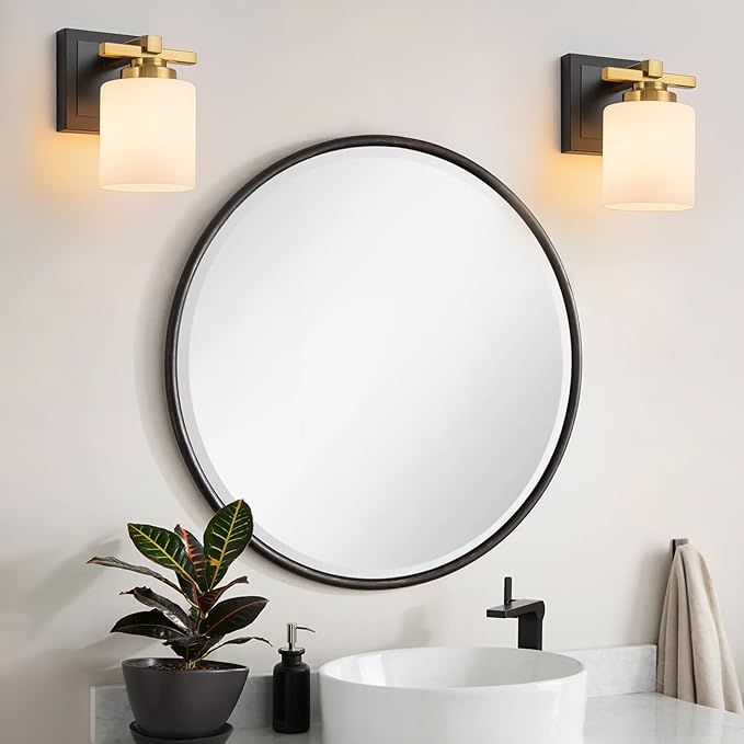 1 Light Modern Bathroom Light Fixtures Over Mirror, E26 Socket - Image 2