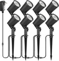 ZYAN Die-Cast Aluminum Landscape Spotlights, 6W 600LM 2700K Warm White by ZYAN