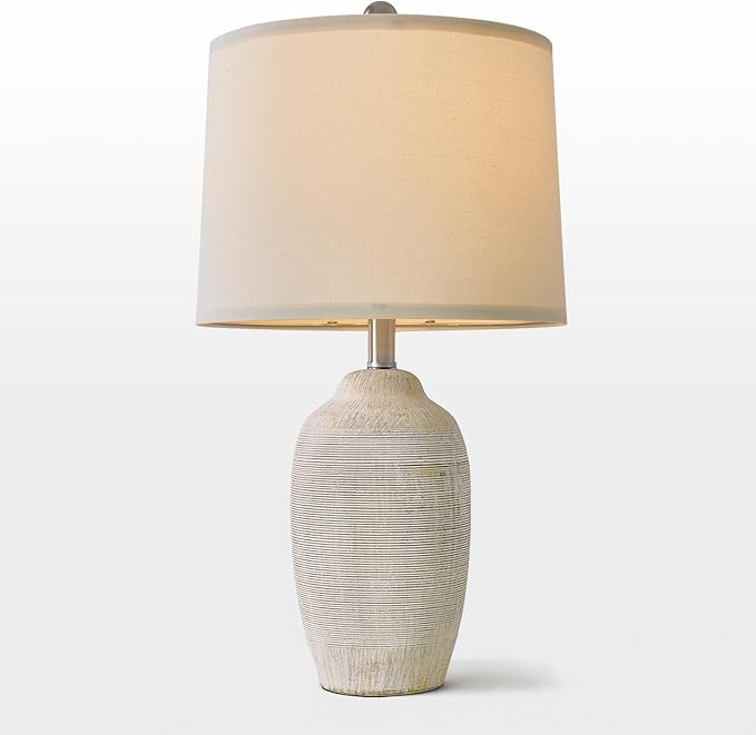 24 inch Vintage Ceramic Table Lamp - Image 6