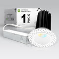 ASD Trimless 2 Inch LED Recessed Lighting, 15W 120-277V Commercial Downlight by ASDLightingCorporation