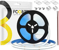 16.4FT COB LED Strip Light IP65 Waterproof DC12V 6000K Daylight White Dimmable by FCOB