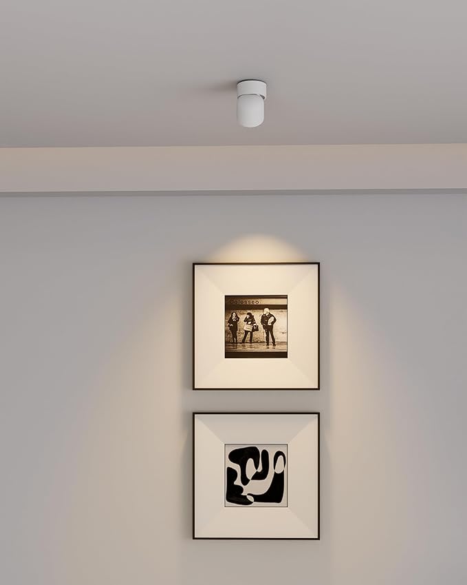 Aisilan LED White Adjustable 360° Pivoting Ceiling Spot Light Indoor, CRI 97 - Image 3