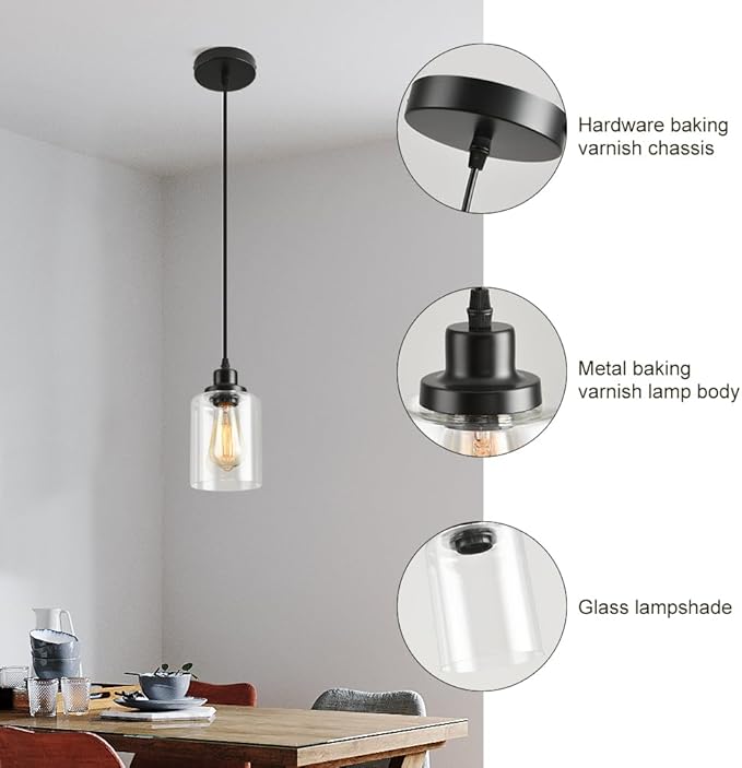 3 Lights Industrial Pendant Light - Image 6