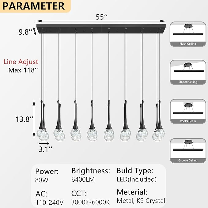 16 Lights Modern Glam Crystal Chandelier - Image 2
