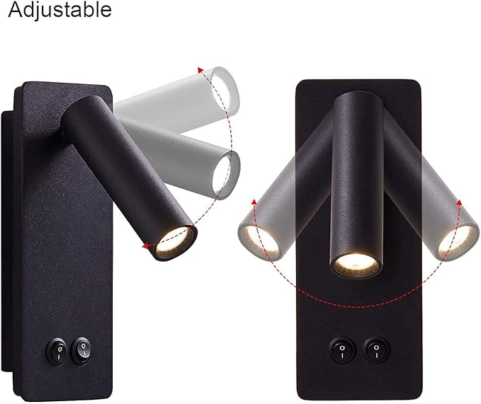 LED Reading Wall Lights for Bedroom, Backlight Night Wall Lamp, Plug in Cord - Image 6