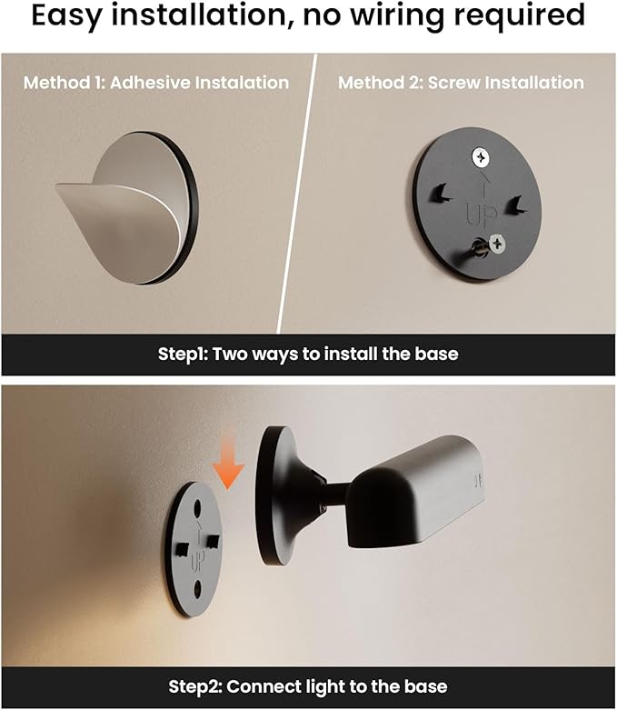 Wall Sconce with 7500mAh Rechargeable Battery LED Wall Light - Image 7