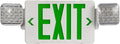 CM MZY Green Exit Sign with Emergency Light, Two Adjustable Square Head by CMMZY
