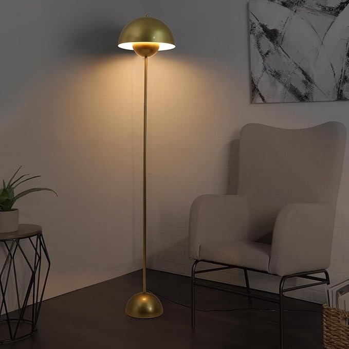 COSYLUX Modern Floor Lamp for Living Room, Industrial Tall Standing Lamp for - Image 2