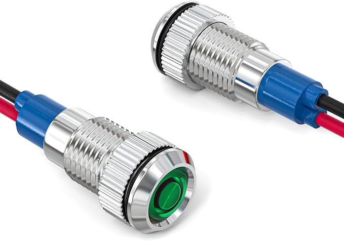 GASHER 5 PCS Energy Saving Indicator Light, LED Light 12V/24V/110V 20mA Panel - Image 7