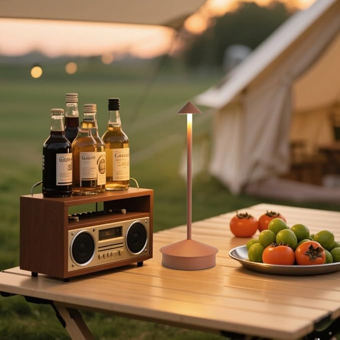 LED Cordless Table Lamps Set of 2, Portable Rechargeable 6000mAh Outdoor - Image 2