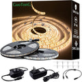 White LED Strip Lights, Waterproof cuttable 1200 SMD 2835 LED Tape, 12V by Guotongiscommittedtocreatingthequalitydecorativeledlights