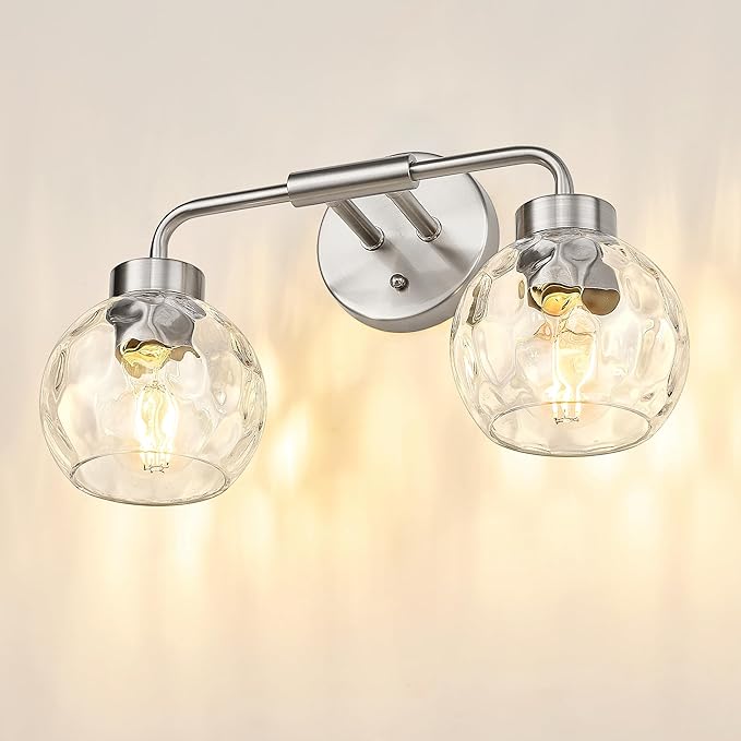 zeyu 16 Inch Bathroom Light Fixtures, 2-Light Vanity Bath Light by ZEYU