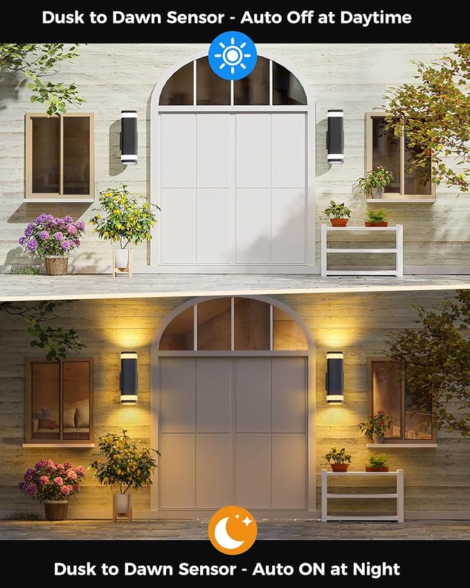 SHIMR Dusk to Dawn Outdoor Wall Light - Image 2