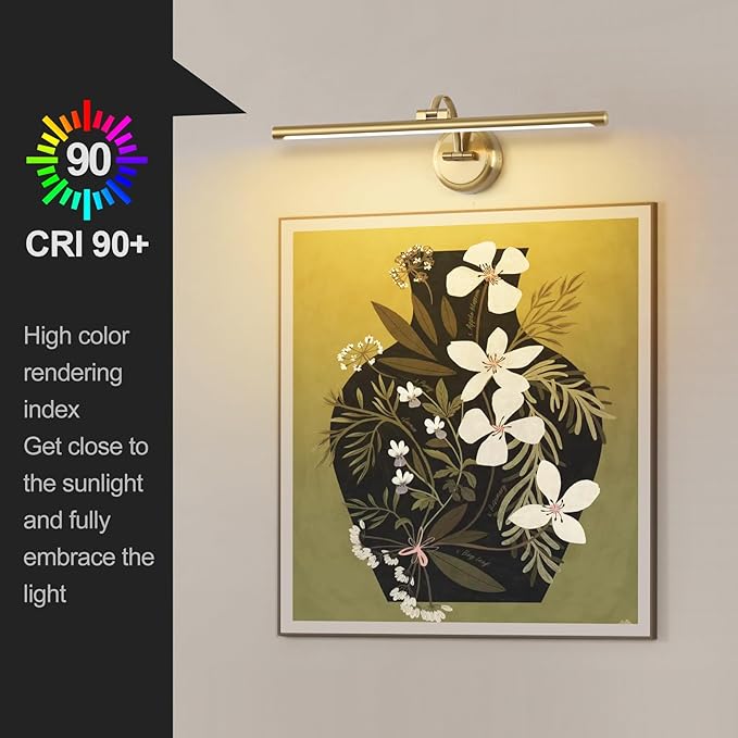 Hard-Wired Picture Lights 23.62 Inch Dimmable LED Wall Art Lighting Modern - Image 6