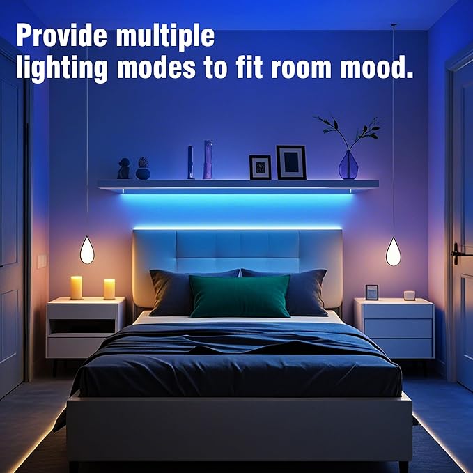 VOLIVO 300ft LED Strip Light Bluetooth, Color Changing LED Strip Lights - Image 5