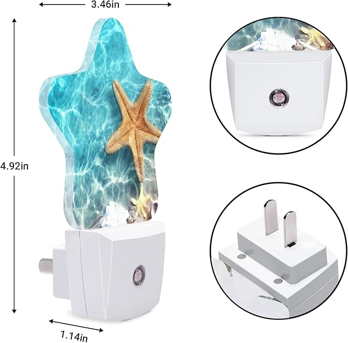 Night Light Plug-in into Wall Dusk to Dawn Smart Sensor White Led Nightlight - Image 7