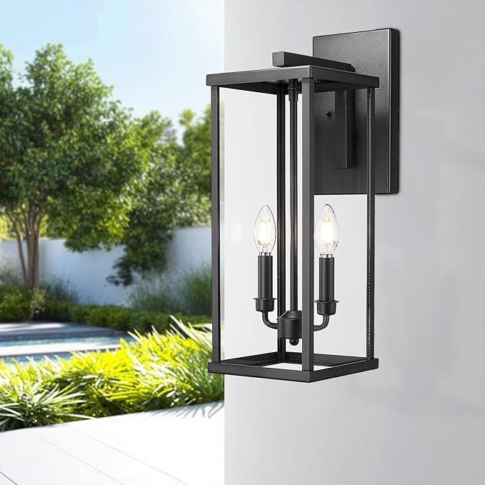 Bestshared Outdoor Wall Sconce Lights, 20 Inch Tall Exterior Wall Lighting - Image 7