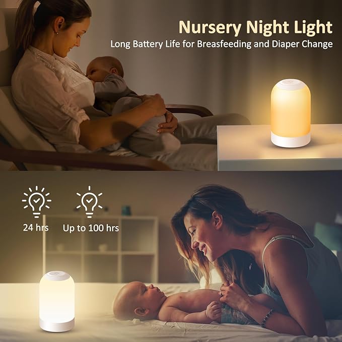 Bedside Touch Night Light, Baby Nursery Nightlight - Image 5