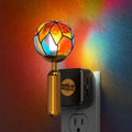 Briignite Night Lights Plug into Wall, Stained Glass Night Light by WelcometoBriigniteenjoyyourshopping