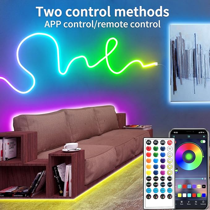 100FT RGB LED neon Rope Lights LED neon Lights - Image 2