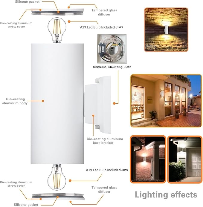 Outdoor Wall Light, Exterior Lighting - Image 3