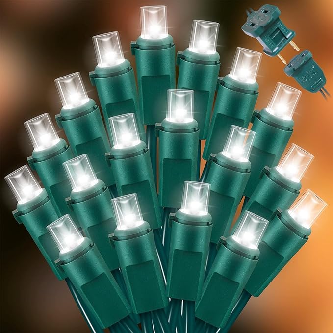 LAMPHOME 150 LED White String Lights by ULL