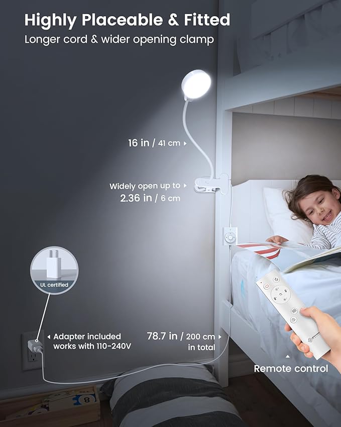 Glocusent 5W 36 LED Reading Clip on Light - Image 6