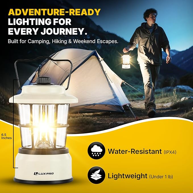 LUXPRO Retro LED Lantern - Image 7