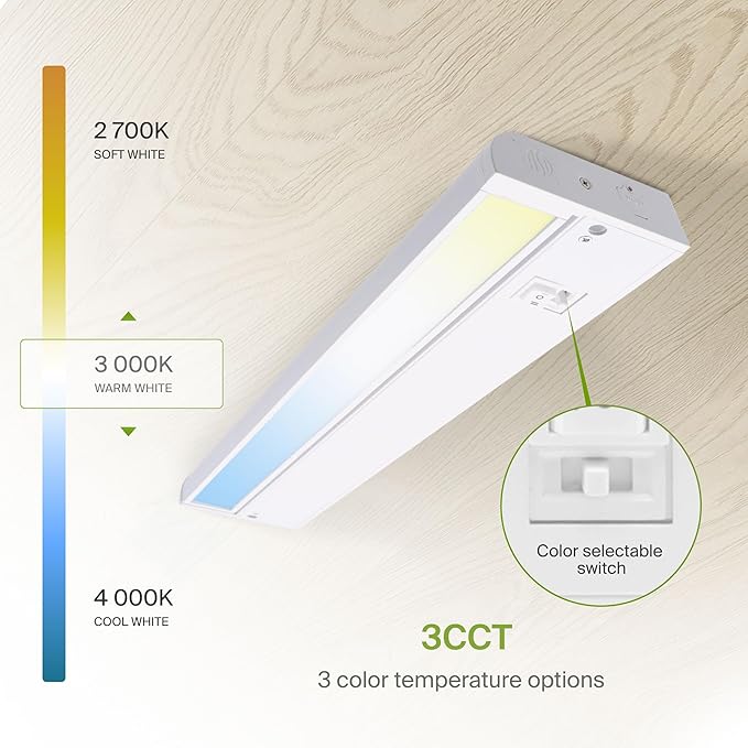 ASD Swivel LED Under Cabinet Lighting, 18 Inch 8W, Hardwired or Plug-in - Image 6