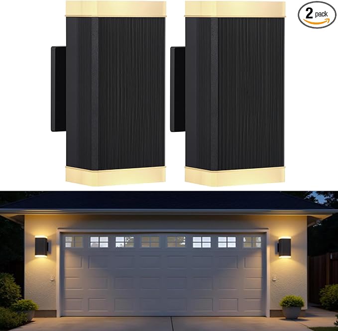 Outdoor Wall Light, ZUUKOLE Waterproof Exterior Wall Sconce, Anti-Rust Aluminum by ZUUKOLE