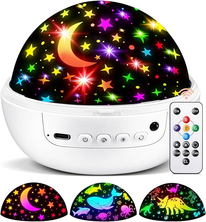 COOLNIGHT Christmas Room Decor, 93 Lighting+3 Films Christmas Projector by COOLNIGHT