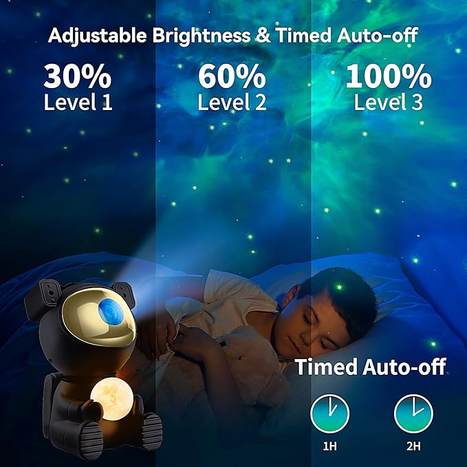 Astronaut Galaxy Projector, 2 in 1 Star Projector Galaxy Light - Image 4