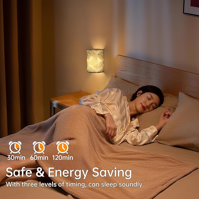 Adhesive Battery Operated Wall Sconce Set of 2, 5000 mAh Battery Rechargeable - Image 2