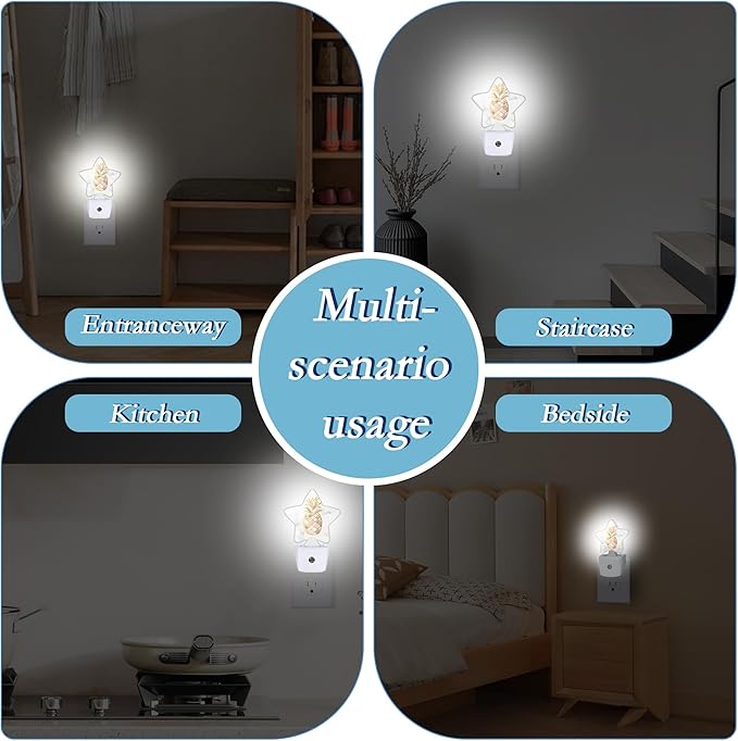 Rose Gold Pineapple Plug-in Night Light - Image 7