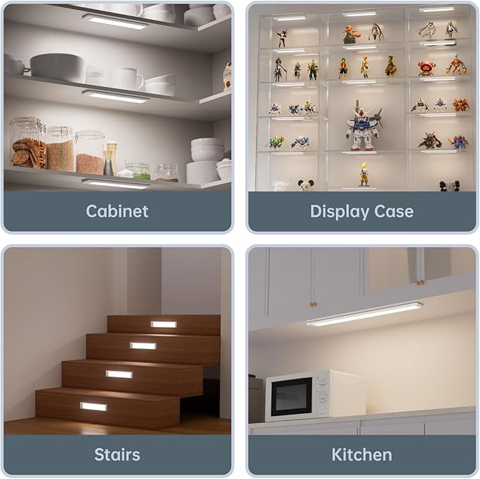 10 Inch Under Cabinet Lighting, Expandable LED Cabinet Light - Image 7