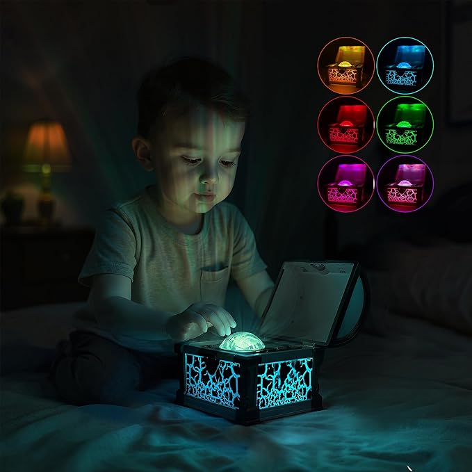L LOHAS LED Galaxy Projector Night Light, Galaxy & Northern Lights Effect - Image 3