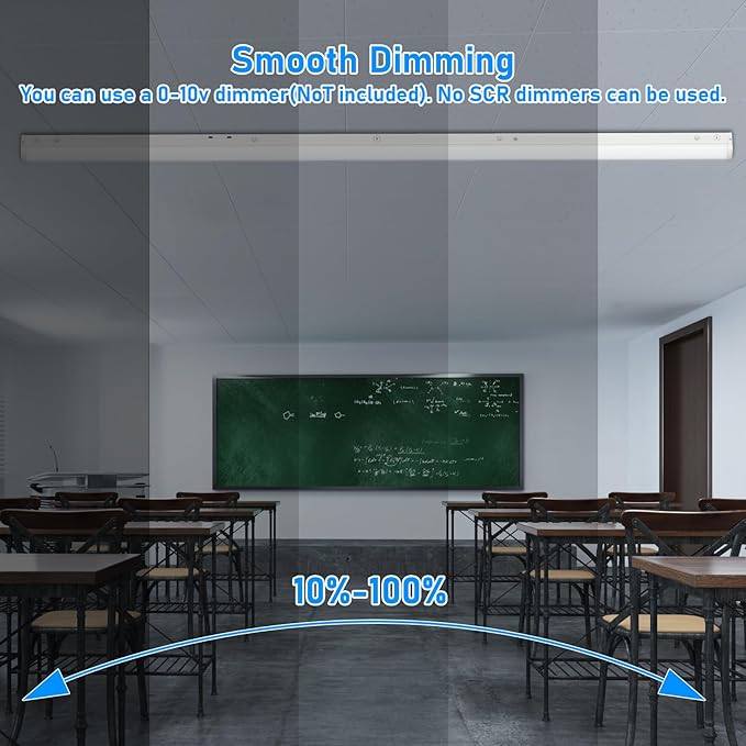4FT LED Linear Strip Light, Super Bright LED Shop Lights 30W 40W 50W 60W 70W - Image 4
