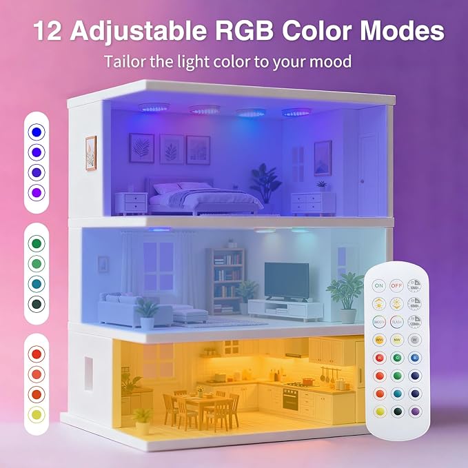 Shower Lamp Waterproof Lights for Inside Shower LED Bathroom Shower Lights Lamp - Image 4