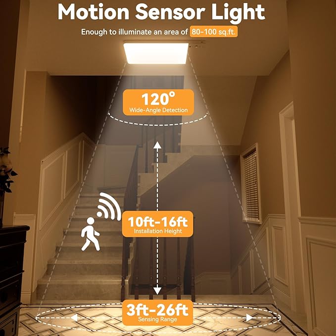 12000mAh Battery Operated Ceiling Light - Image 2